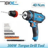 220V Torque Drill 300W Electric Power Drill with 28 pcs Variable Speed Driver DIY Power Tools Electric Driller Tool