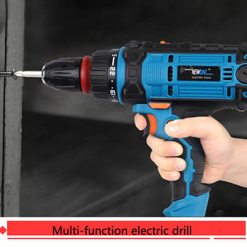 220V Torque Drill 300W Electric Power Drill with 28 pcs Variable Speed Driver DIY Power Tools Electric Driller Tool