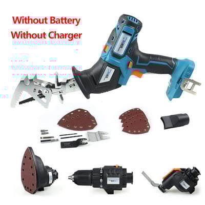 Kit combinat 10-în-1 20V sculă electrică potrivită unealtă oscilantă Makita 18V ferăstrău alternativ Ferăstrău alternativ Ferăstrău cu lanț Burghiu ferăstrău circular NEWONE