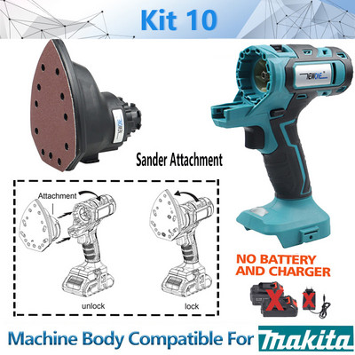 Kit combinat 10-în-1 20V sculă electrică potrivită unealtă oscilantă Makita 18V ferăstrău alternativ Ferăstrău alternativ Ferăstrău cu lanț Burghiu ferăstrău circular NEWONE