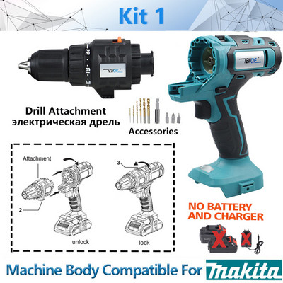 Kit combinat 10-în-1 20V sculă electrică potrivită unealtă oscilantă Makita 18V ferăstrău alternativ Ferăstrău alternativ Ferăstrău cu lanț Burghiu ferăstrău circular NEWONE