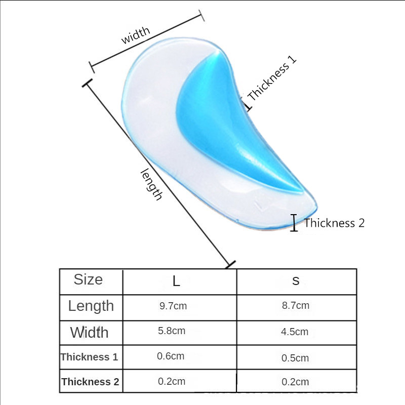 Dječji ortotski uložak Potpora luku Silikonski dječji uložak Ravno stopalo Korektor za ravna stopala Jastučić za cipele Umetak Gel ortopedski jastučić