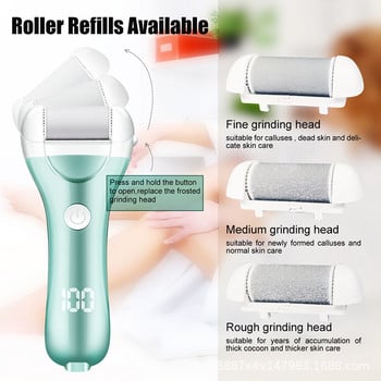 Αντικατάσταση Roller Heads For Pedicure Foot Care Tool Feet Electronic Foot File Rollers Skin Remover Foet Care