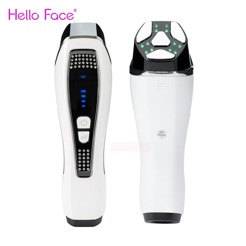 Hello Face Pulse EMS LED HIFU Beauty Machine hordozható második generációs Hifu otthoni arc ráncos állkapocs eltávolító kezelés