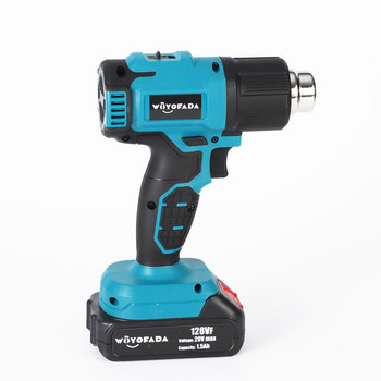 18V Cordless Heat Gun Professional Hot Air Gun Ρυθμιζόμενη θερμοκρασία για DIY Αφαίρεση Βαφής Συρρίκνωση για μπαταρία Makita 18V