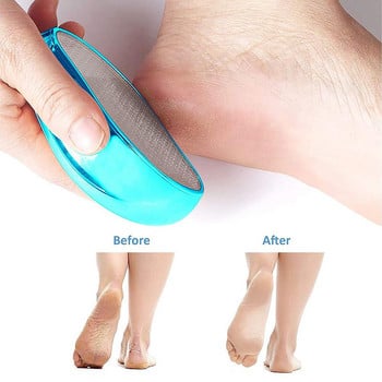 Nano Glass Foot Grinding Stone Remove Dead Skin Callus Remover Poet Hands Sing Stone Portable Home Pedicure Foot Tools