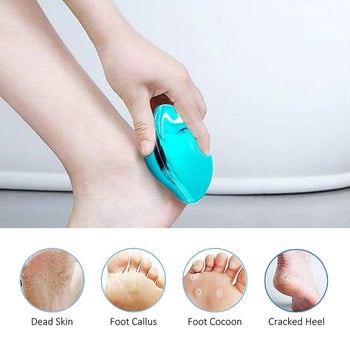 Nano Glass Foot Grinding Stone Remove Dead Skin Callus Remover Poet Hands Sing Stone Portable Home Pedicure Foot Tools