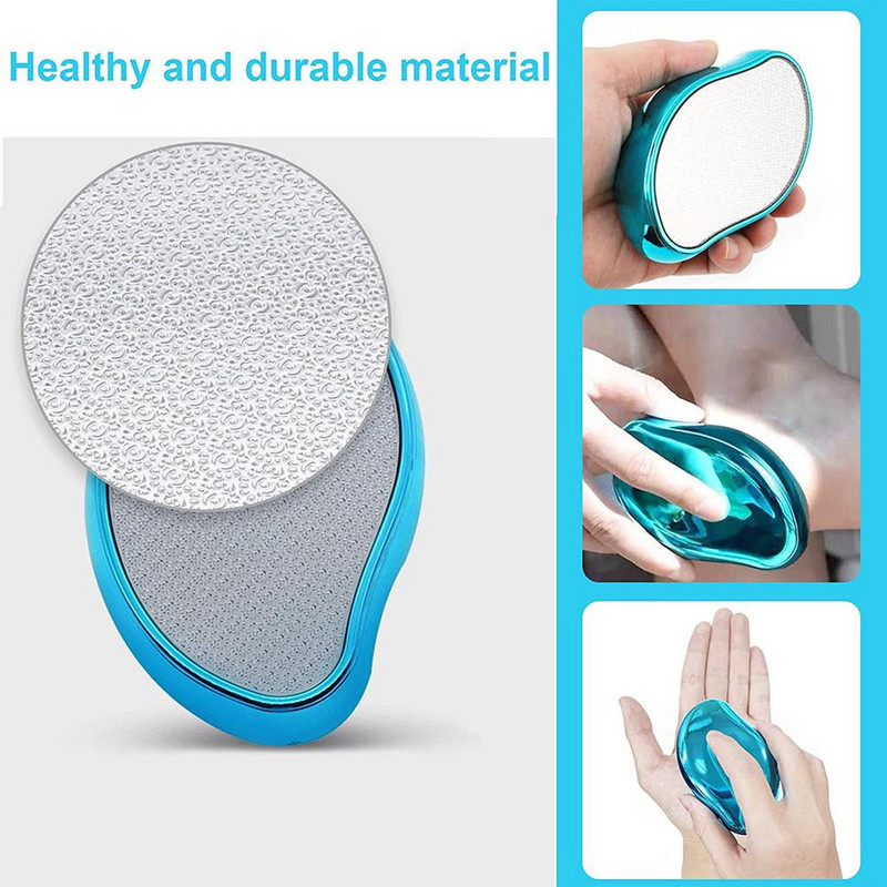 Nano sticlă piatră de șlefuit pentru picioare Îndepărtează pielea moartă pentru îndepărtarea calusurilor picioarelor, piatră de șlefuit pentru mâini, portabilă, acasă, pedichiură, instrumente de îngrijire a picioarelor