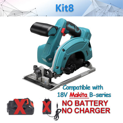 Електрически електроинструмент Ъглошлайф, машина за полиране, бутален трион, въздушен вентилатор, отвертка, осцилиращ инструмент Съвместим с MAKITA 18V