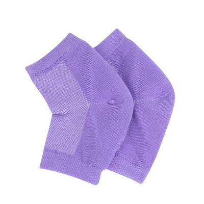 1 par hidratantnih čarapa s petom za plantarni fasciitis Foot Spur Socks Silikonske gel čarape s rukavima za suha ispucala stopala, olakšanje stopala