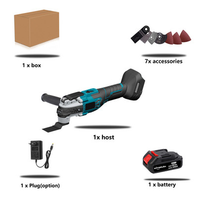 Безчетков многофункционален инструмент Осцилиращи многофункционални инструменти Електрически тример за декорация на дома Електрически трион за Makita 18V батерия