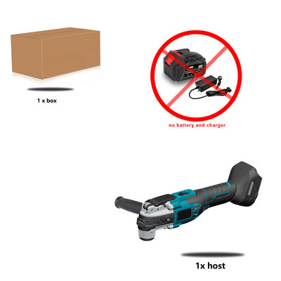 Безчетков многофункционален инструмент Осцилиращи многофункционални инструменти Електрически тример за декорация на дома Електрически трион за Makita 18V батерия