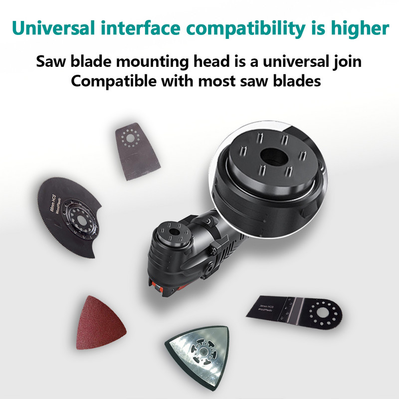 Безчетков многофункционален инструмент Осцилиращи многофункционални инструменти Електрически тример за декорация на дома Електрически трион за Makita 18V батерия