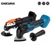 Безжичен 18V осцилиращ многофункционален инструмент Реноватор с променлива скорост Електрически тример за декорация на дома за Makita 18V батериен електроинструмент