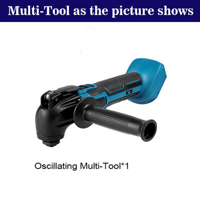 Безжичен 18V осцилиращ многофункционален инструмент Реноватор с променлива скорост Електрически тример за декорация на дома за Makita 18V батериен електроинструмент