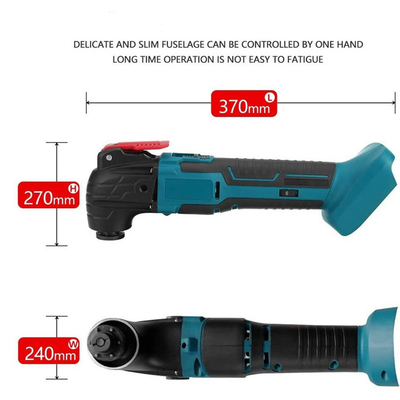 Електрически многофункционален акумулаторен осцилиращ инструмент Електрически тример/лопата/трион за батерии Makita Многофункционални електрически инструменти