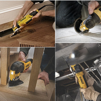 Dewalt DCS355B, χωρίς ψήκτρες, ασύρματο ταλαντευόμενο πολυεργαλείο 18V Max Πολυλειτουργικό Universal Treasure Cutting/Poshing, Bare Tool