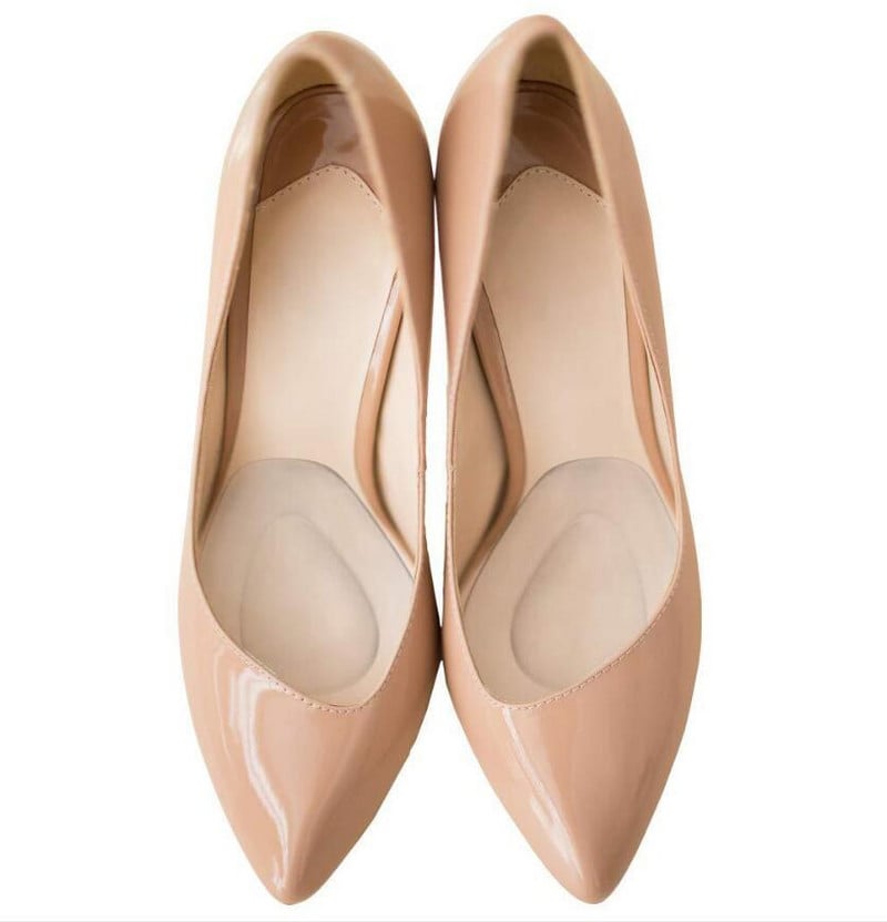 2 db Lábápoló láthatatlan szilikon gél magassarkú párna védő lábápoló cipő hátsó betét párnák talpbetétek fájdalomcsillapító matricák