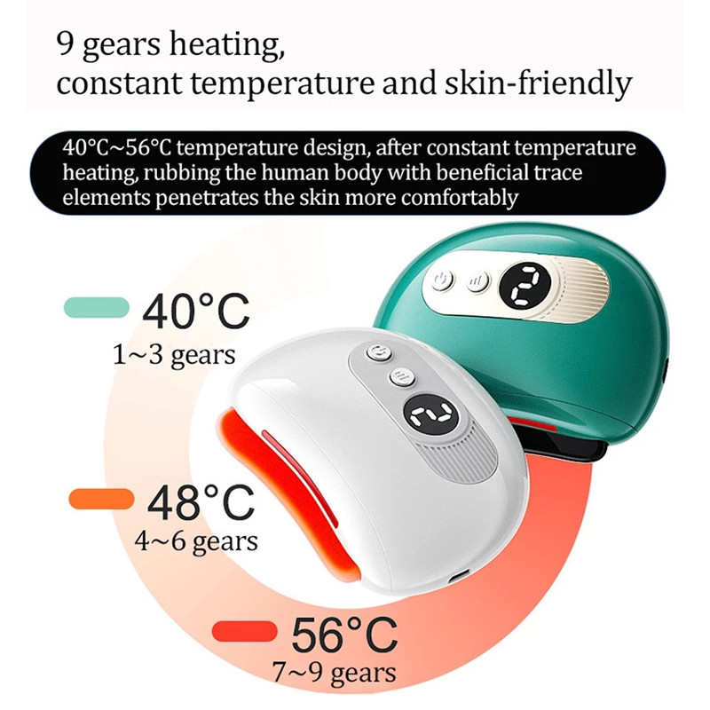 Elektromos Gua Sha masszírozó forró tömörítések arckaparás lifting masszírozó zsírégető Relax ránctalanítás feszesítő szépséggép
