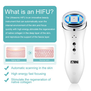 Ултразвуков мини HiFu RF лифтинг на лицето против стареене против бръчки грижа за кожата SPA уред за красота