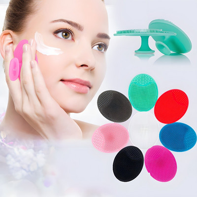 1PC Силиконова подложка за почистване на лице Face Pore Blackhead Exfoliating Cleanser Face SPA Massager Brush Skin Cleansing Scrubber Tools