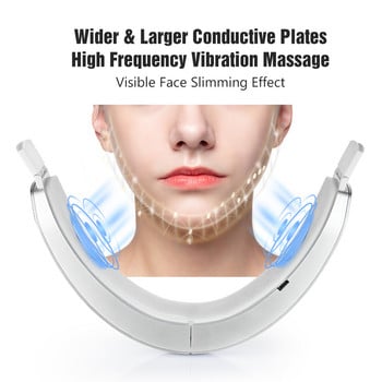 Ζώνη V-Line Up Facial Lifting Professional LED Photon Therapy Face Slim Vibration Massager Συσκευή δώρου Reduce Double Chin