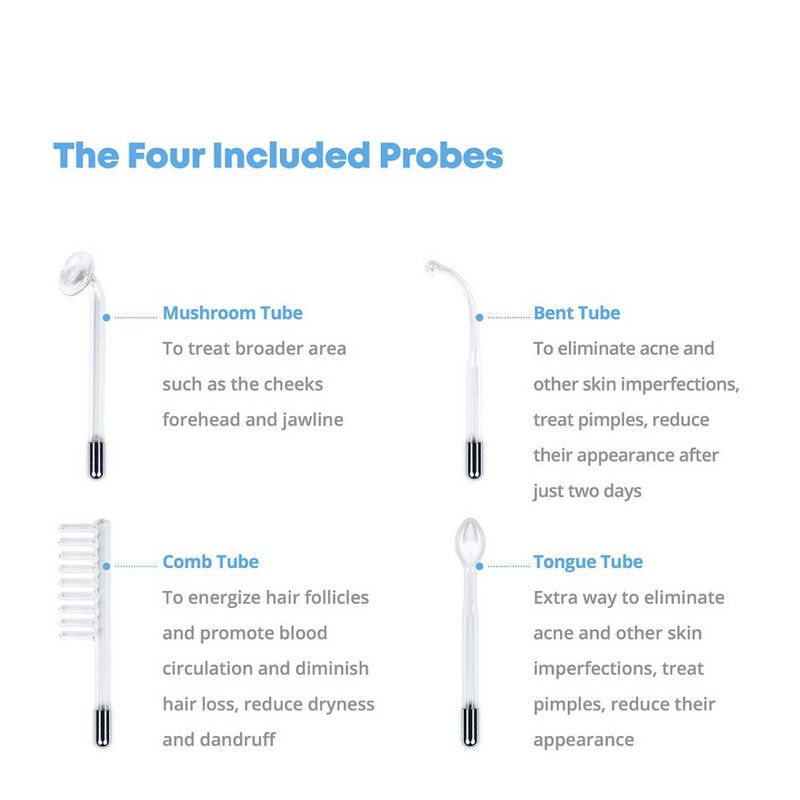 Nešiojama aukšto dažnio veido lazdelė Plaukų priežiūros elektrodas Spuogų šalinimo priemonė Odos priežiūra Veido Plaukų SPA salonas Grožio prietaisas