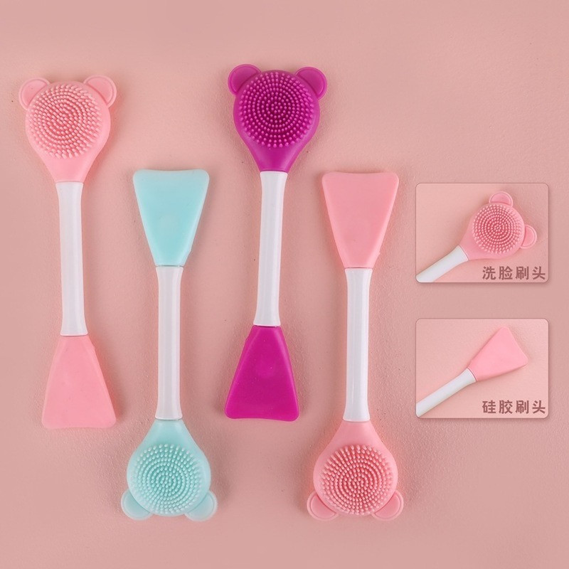 1tk Näomaskipintsel Silikoongeel-näomask DIY Pintslid Originaalsed pehmed moekaunitarid Naiste naha näohooldus Kodused meigivahendid