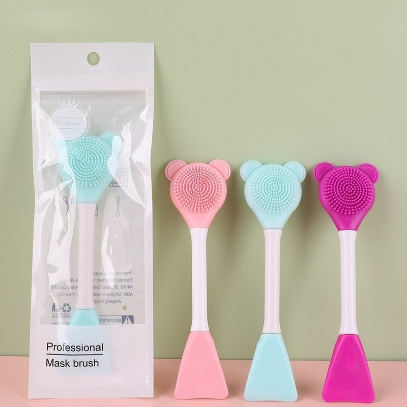 1tk Näomaskipintsel Silikoongeel-näomask DIY Pintslid Originaalsed pehmed moekaunitarid Naiste naha näohooldus Kodused meigivahendid