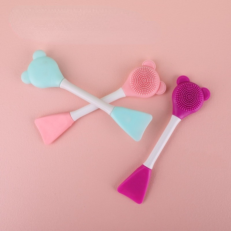 1tk Näomaskipintsel Silikoongeel-näomask DIY Pintslid Originaalsed pehmed moekaunitarid Naiste naha näohooldus Kodused meigivahendid