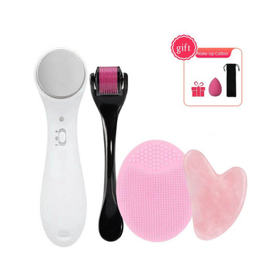 Ultrahangos bőrradír természetes Jade Gua Sha masszírozó arcra Mélyápoló arctisztító Háztartási szépségápolási eszközkészlet