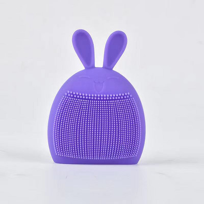 1 tk Küülikukujuline Silikoon näopuhastushari Näopesutoode Poor Cleaner Koorija Näokoorimishari Nahahooldus