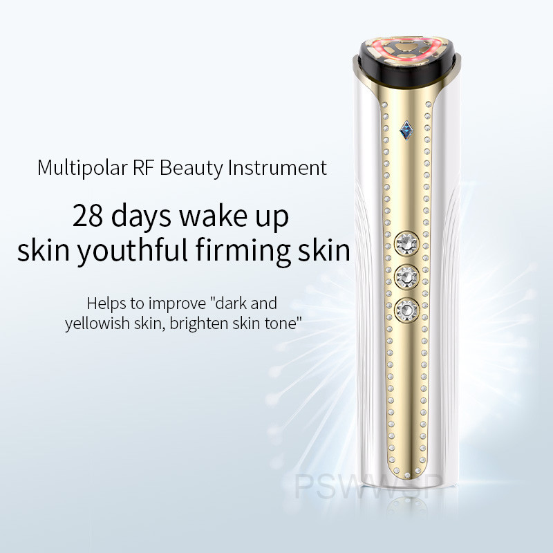 RF Face Lift Devices EMS Pulse Vibrációs Arcmasszírozó Piros Kék Világos Bőrfiatalító Fehérítő Sima Ráncok Szépség Beauty Apparatu