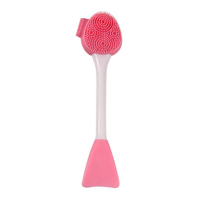 Kétfejű szilikon arctisztító pórustisztító mosókefe Sminklemosó maszk Smudge Stick Mask SPA Applikátor Stick