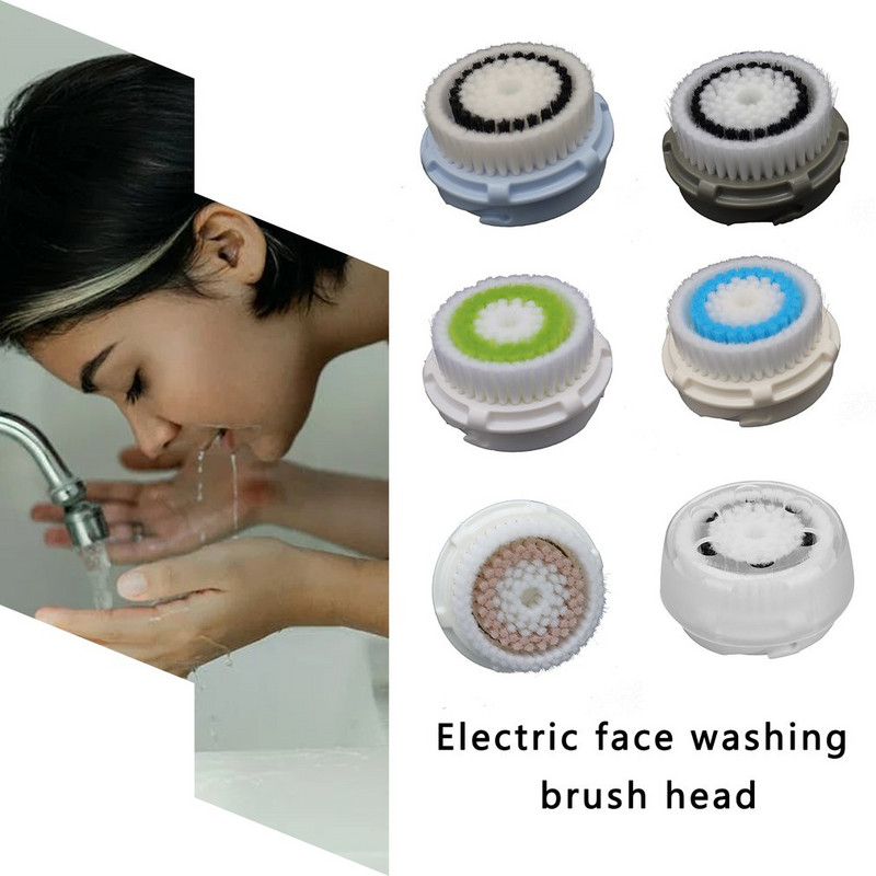 Keičiamos šepetėlio galvutės, skirtos Clarisonic MIA ir MIA 2 PRO PLUS veido masažuoklio valikliui veido giliai praplovimui, porų šepetėlio galvutės odos priežiūrai