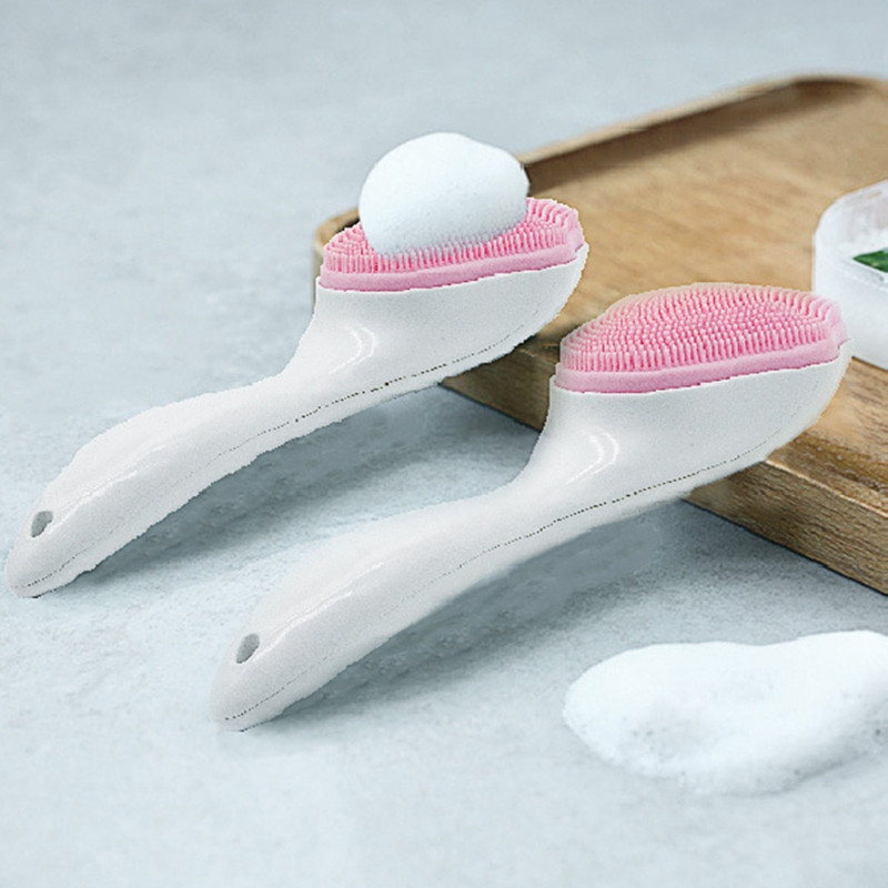 Aranyos macskamancs szilikon arcradír kézi arctisztító mélytisztító kefe sminkeltávolító mitesszer pórusradírozó eszköz