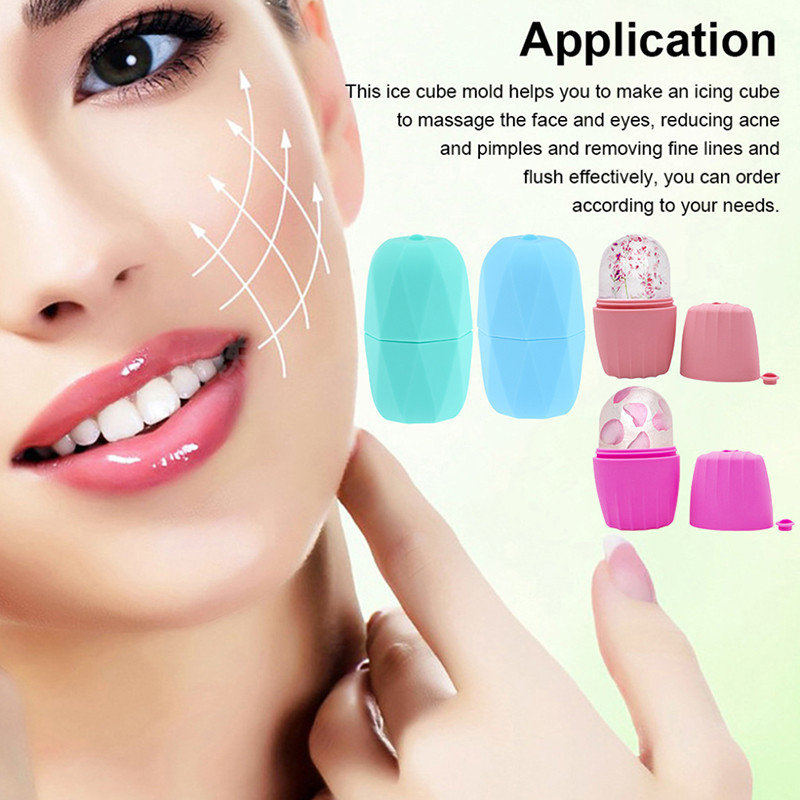 1 tk näole tõstev jääkuubik silikoonvorm kortsudevastane poore minimeeriv nahahooldus ilutööriistad