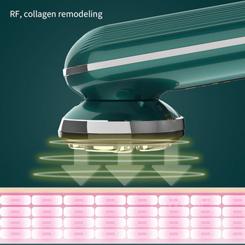 RF EMS LED светлина Подмладяване на кожата Инструмент за красота Мезотерапия на лицето Радиочестота Стягане на кожата Грижа за кожата Масажор за лице