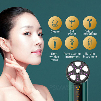 RF EMS LED Light Skin Rejuvenation Beauty Instrument Μεσοθεραπεία προσώπου Ραδιοσυχνότητες Skin Tightening Skin Care Face Massager