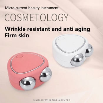 Ηλεκτρικό Micro-current Beauty Instrument Face Lift Roller Massager Sonic Vibration Skin Tighten Συσκευές ομορφιάς μασάζ