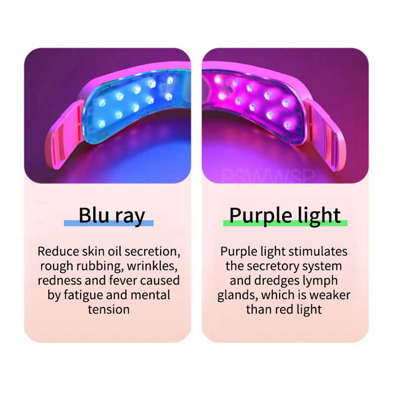 Uređaj za podizanje lica LED fotonska terapija Vibracijski masažer za mršavljenje lica Reduktor duple brade Stroj za podizanje brade u obliku slova V