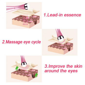 Нов електрически вибрационен масажор за очи Pen Bright Eye Must-have Eye Wrinkle Remove Dark Circles Remove Edema Massager Hot Selling
