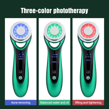 Photonic Skin Rejuvenation Beauty Device EMS Microcurrent Facial Massager Light Therapy Anti Aging Wrinkle Face Lift Συσκευή