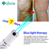 Nešiojamas terapinis rašiklis, skirtas raukšlėms pašalinti spuogus, galingas mėlynos šviesos spuogų rašiklis Akių odos priežiūros priemonė