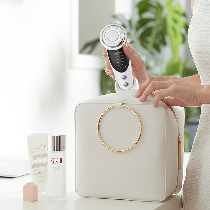 Ems Масажор за лице Звукова вибрация Лифтинг на лицето RF Машина за стягане на кожата Светлинна терапия против стареене Грижа за очите Грижа за очите Устройство за красота