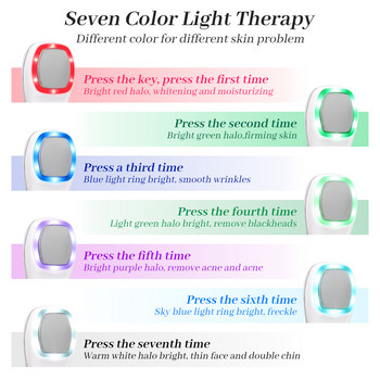Μηχάνημα κρυοθεραπείας με υπερήχους LED Hot Cold Hammer Ανύψωση προσώπου Δόνηση Μασάζ προσώπου Body Spa Beauty Equipment Crioterapia