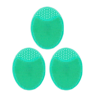 1vnt/3vnt Silikoninis veido valymo šepetėlis, prausiamasis veidą šveičiantis inkštirų odos priežiūrai veido valymo šepetėlis grožio priemonė