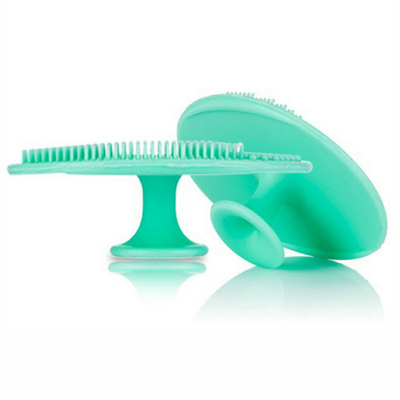 1vnt/3vnt Silikoninis veido valymo šepetėlis, prausiamasis veidą šveičiantis inkštirų odos priežiūrai veido valymo šepetėlis grožio priemonė