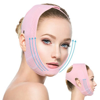 Еластична превръзка за отслабване на лицето V-линия Face Shaper Women Chin Cheek Lift Up Belt Каишка за масаж на лице Грижа за кожата на лицето Инструменти за красота