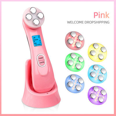 EMS&RF Radio Frequency LED Photon Skin Care Lifting Tighten Wrinkle Removal Machine Beauty Machine Mesotherapy προσώπου Ηλεκτροδιάτρηση